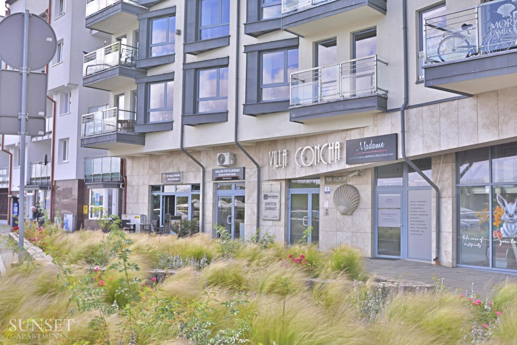 Sunset Apartments - Villa Concha - Parking - Widok Na Port! Swinemünde Exterior foto